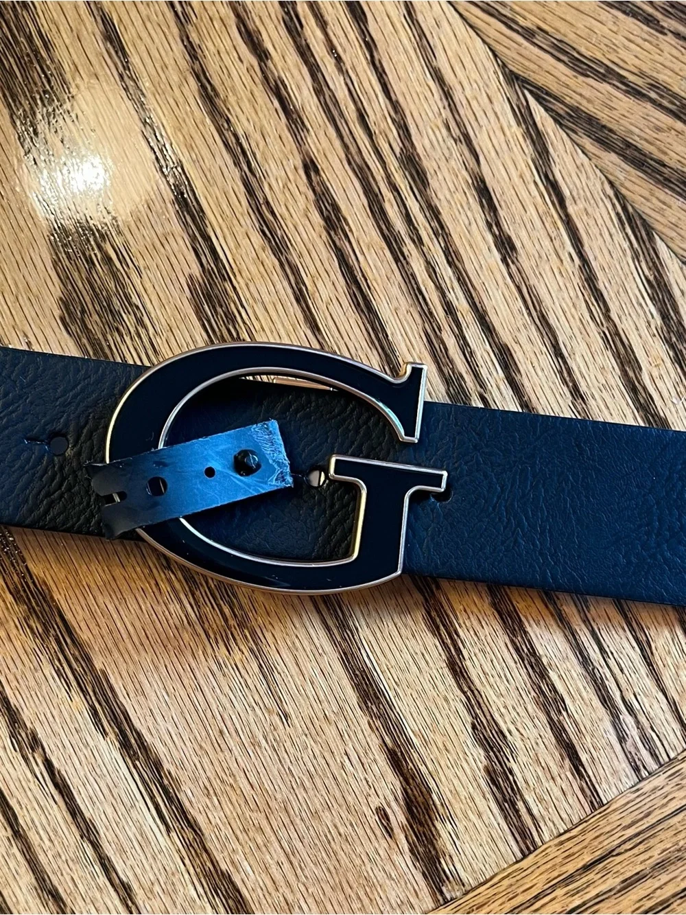 Mens Guess Reversible Black Belt